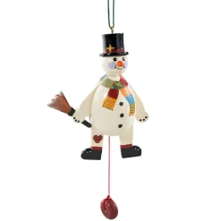 * Wood Tree Decorations|Jumping Jack Snowman