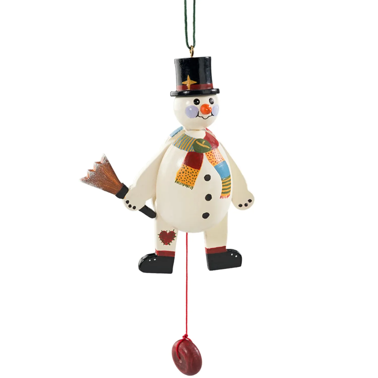 * Wood Tree Decorations|Jumping Jack Snowman