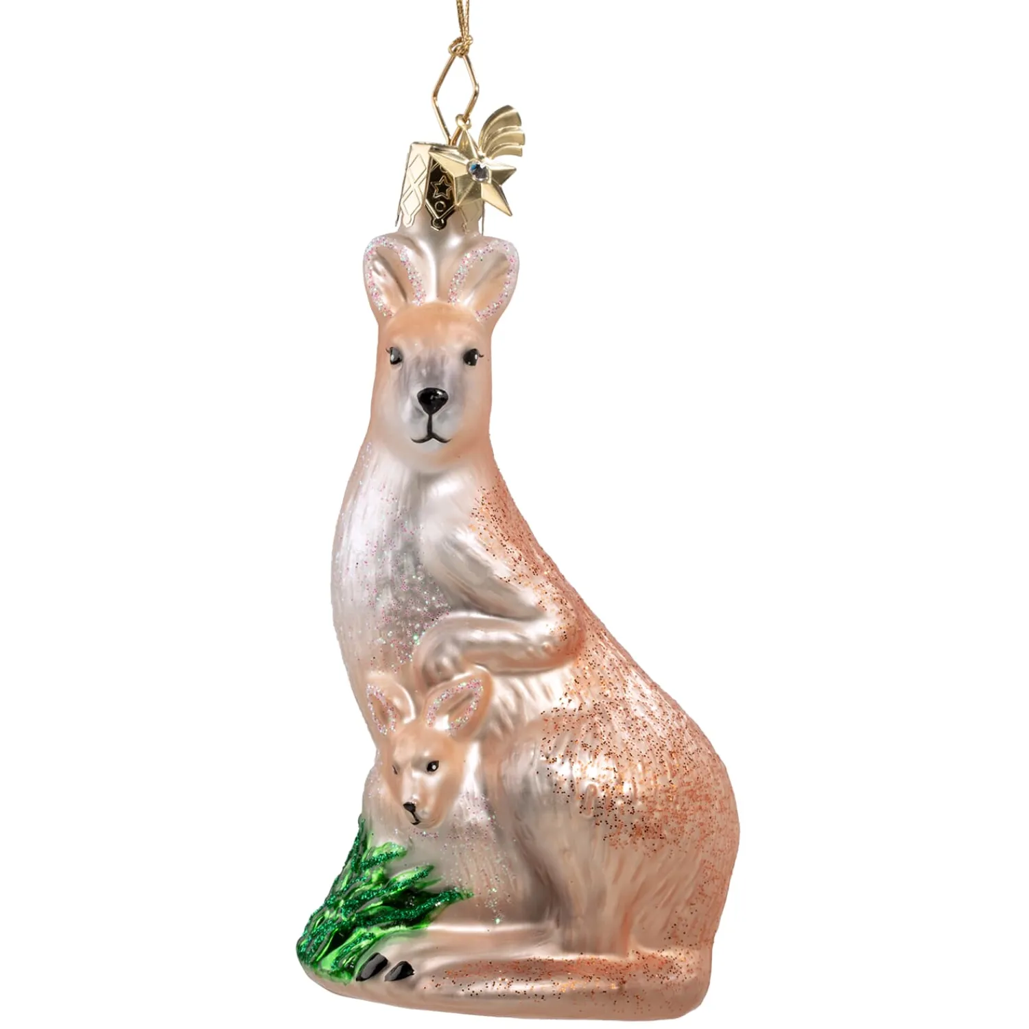 Poesie in Glas Glass Tree Decorations|Kangaroo