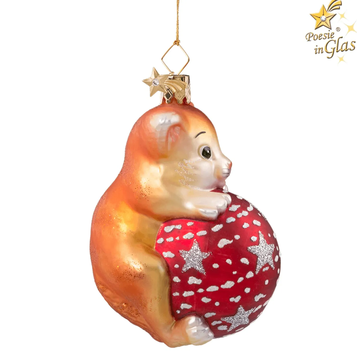 Poesie in Glas Glass Tree Decorations|Kitty Cats' Favourite Bauble