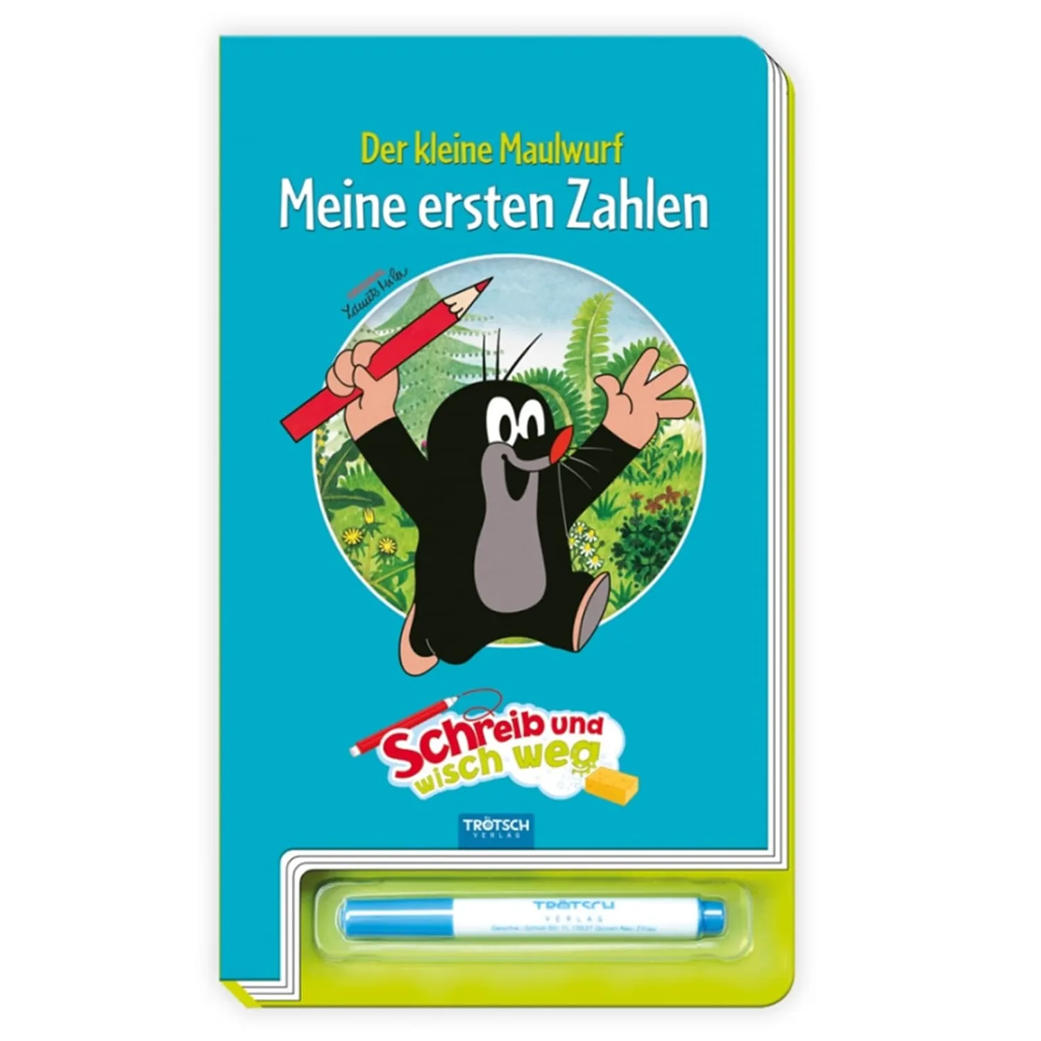 Trötsch Verlag Toys|Learning Booklet "The Little Mole" Numbers