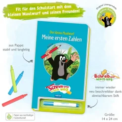 Trötsch Verlag Toys|Learning Booklet "The Little Mole" Numbers