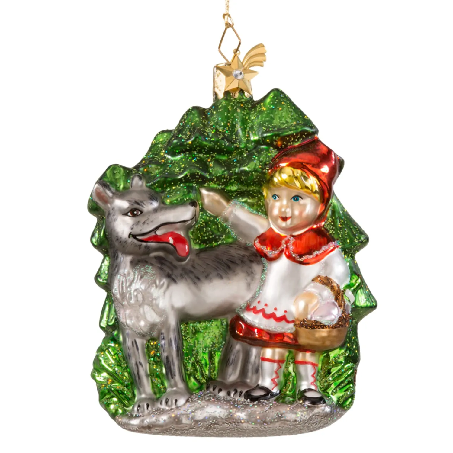 Poesie in Glas Glass Tree Decorations|Little Red Riding Hood
