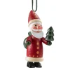 * Wood Tree Decorations|Little Santa