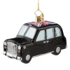 Poesie in Glas Glass Tree Decorations|London Taxi