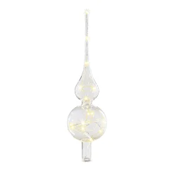 Krinner Tree Topper|Lumix Led Double Ball Tree Topper, Clear