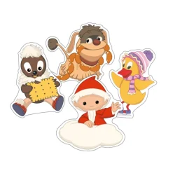 Trötsch Verlag Sandmannchen And His Friends|Magnet Advent Calendar