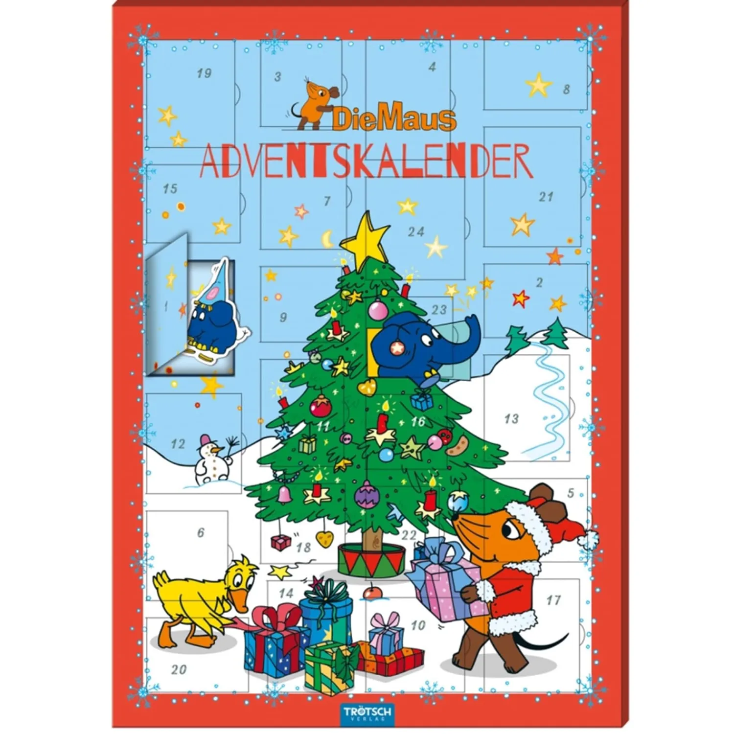 Trötsch Verlag The Mouse|Magnet Advent Calendar "The Mouse"