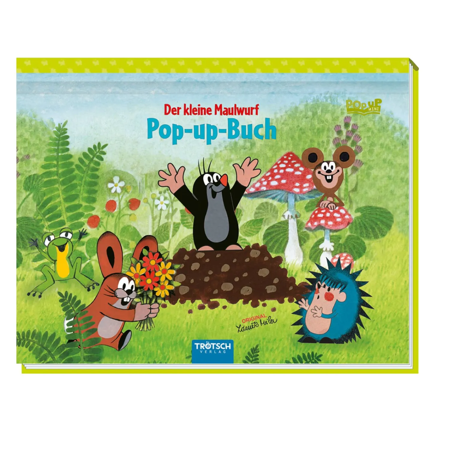 Trötsch Verlag The Little Mole "Kretek"|Mini Pop Up Book Mole