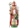 * Wood Tree Decorations|Miniknackl "Saint Nicholas", 4.3 Inch