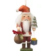 * Wood Tree Decorations|Miniknackl "Santa", 4Inch