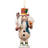 * Wood Tree Decorations|Miniknackl "Snowman", 3.7Inch