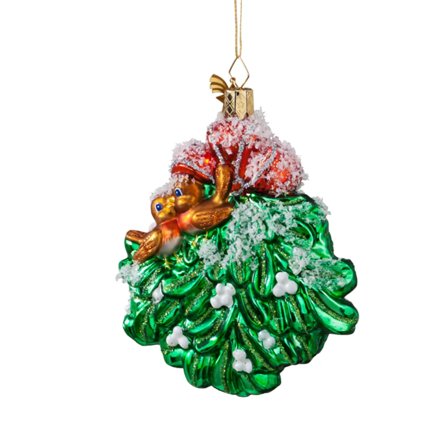 Poesie in Glas Glass Tree Decorations|Misteltoe