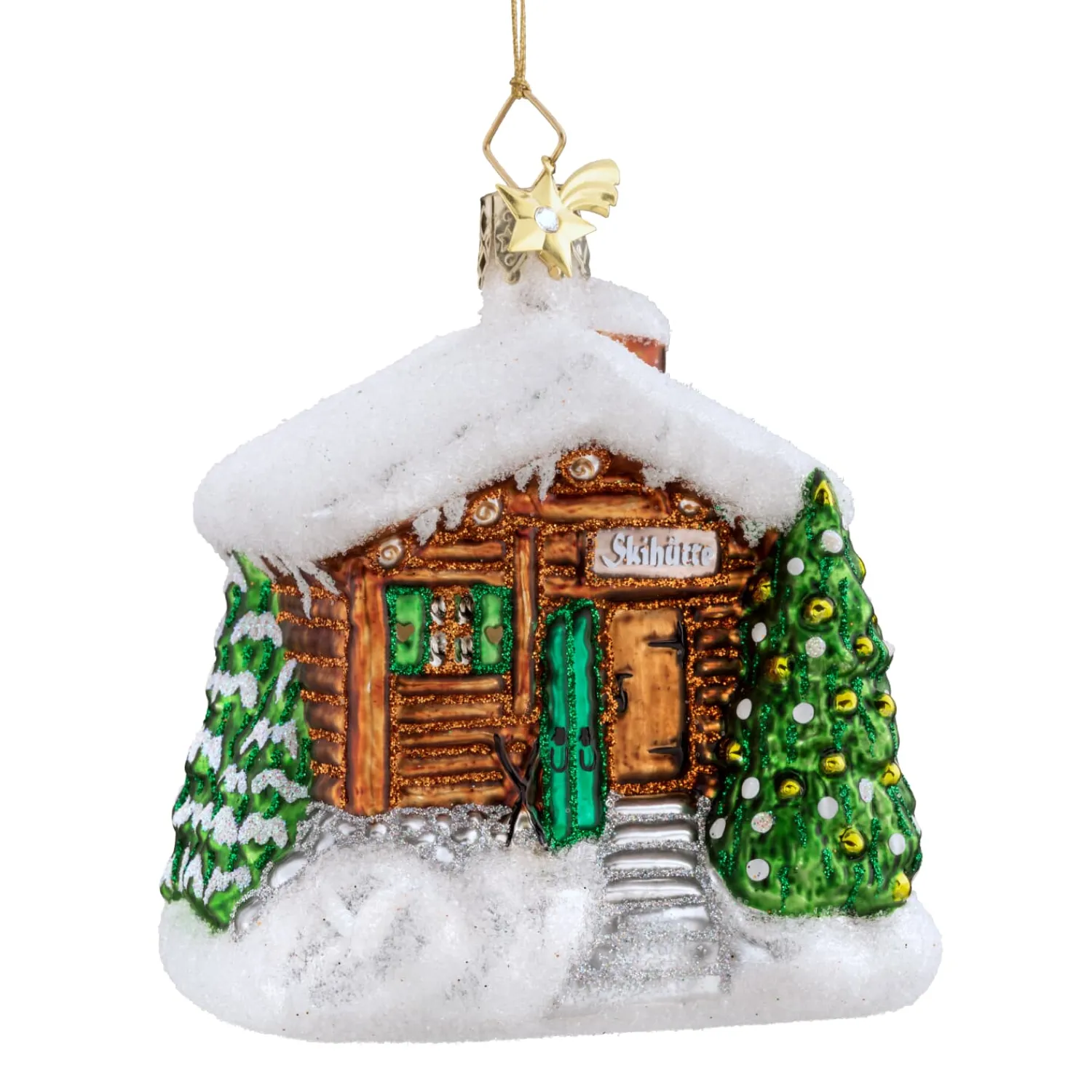 Poesie in Glas Glass Tree Decorations|Mountain Hut