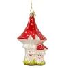 Poesie in Glas Glass Tree Decorations|Mushroom Couple