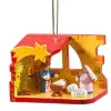 * Wood Tree Decorations|Nativity