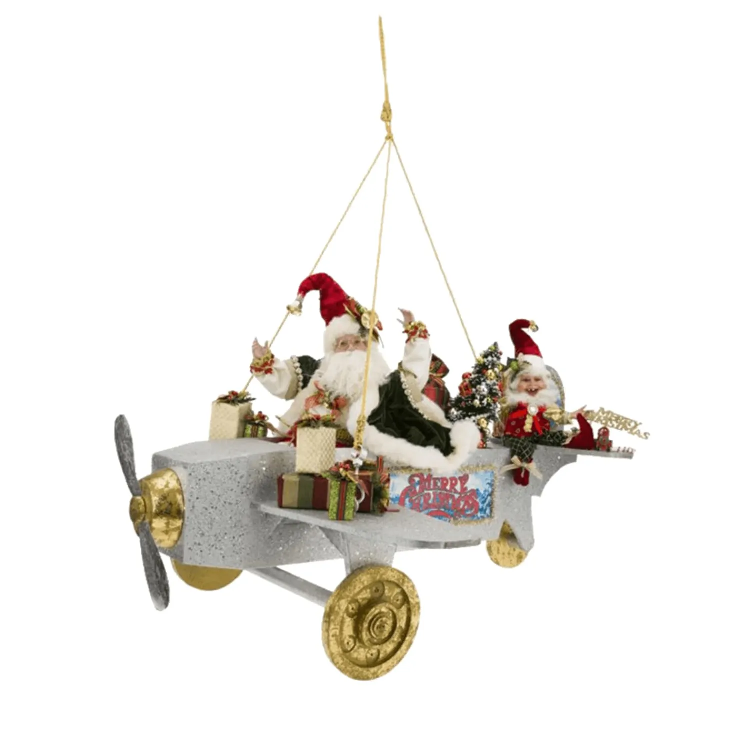 * Hanging Decorations|Northpole Airline With Santa