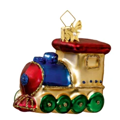 Poesie in Glas Glass Tree Decorations|Nostalgic Locomotive