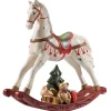 * Decorative Figurines|Nostalgic Rocking Horse, White