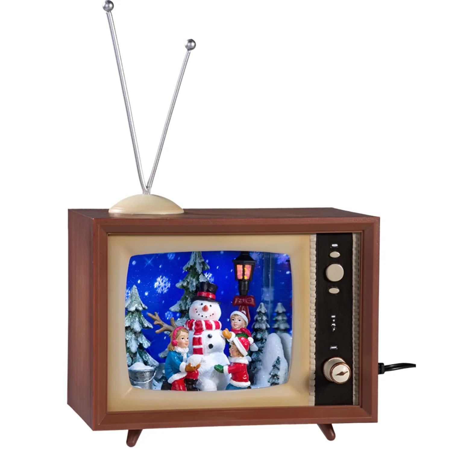 * Music Boxes|Nostalgic Television "Winter Scene With Snowmen", Large