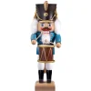 HODREWA Nutcrackers|Nutcracker "Drummer", Blue, 11.8 Inch
