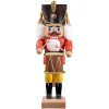HODREWA Nutcrackers|Nutcracker "Drummer", Red, 11.8 Inch