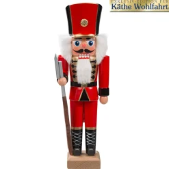 HODREWA Nutcrackers|Nutcracker "Hussar" Red, 10.6 Inch