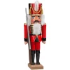 HODREWA Nutcrackers|Nutcracker "Hussar" Red, 14.2 Inch