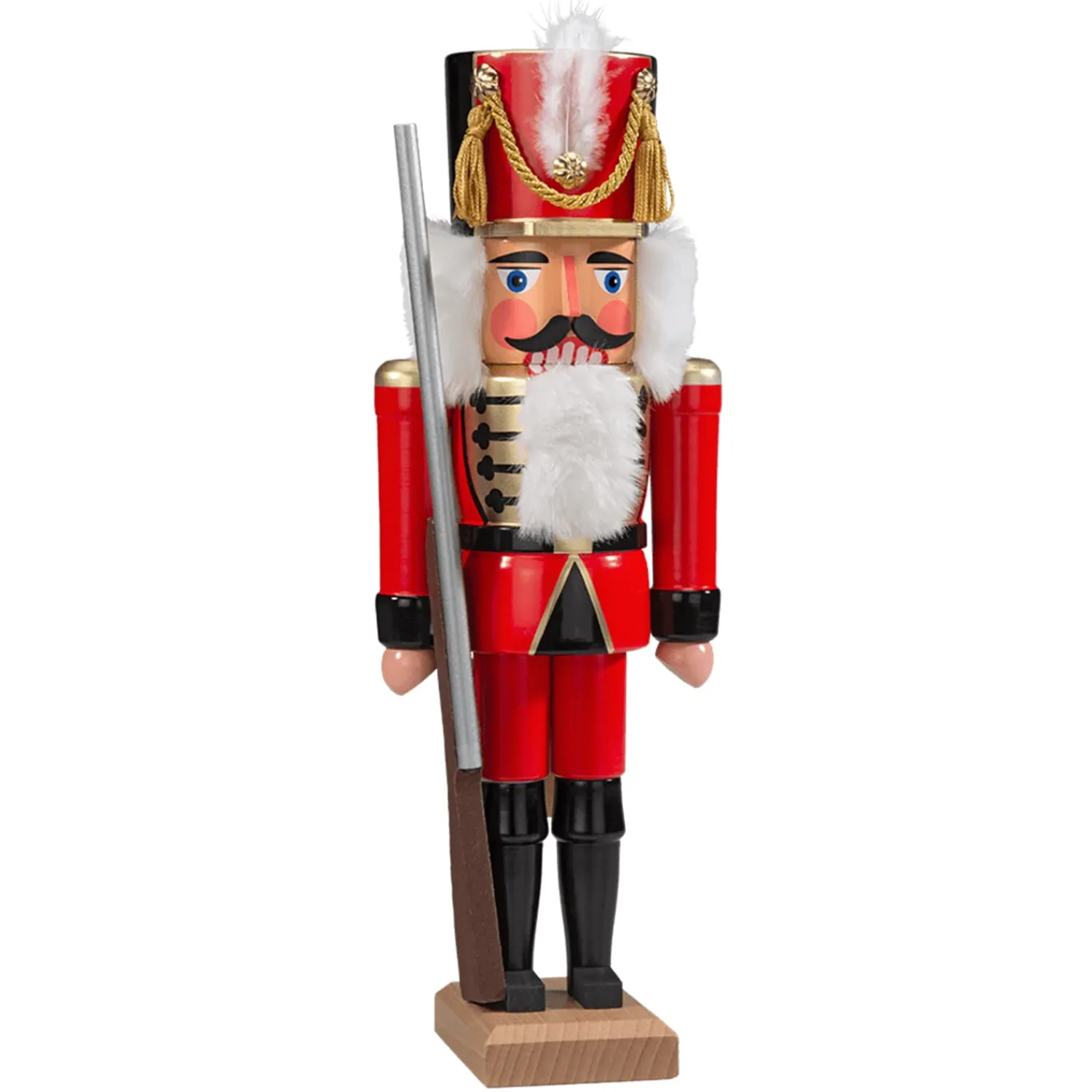 HODREWA Nutcrackers|Nutcracker "Hussar" Red, 14.2 Inch
