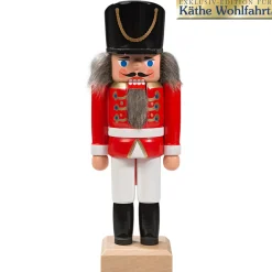 HODREWA Nutcrackers|Nutcracker "Hussar" Red, 5.7Inch