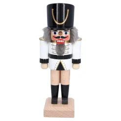 HODREWA Nutcrackers|Nutcracker "Hussar" White, 7.1 Inch