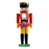 HODREWA Nutcrackers|Nutcracker "King" Red, 12.2 Inch
