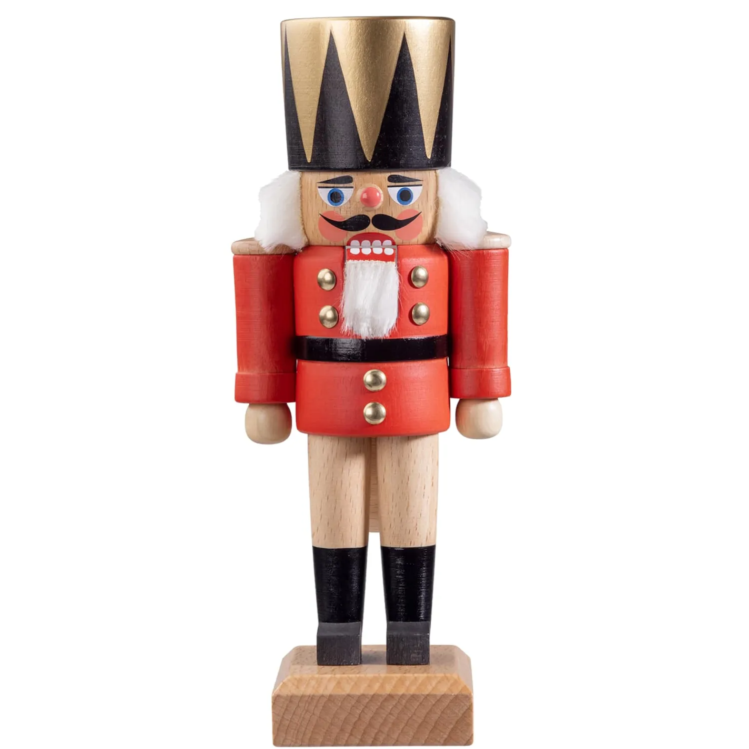 HODREWA Nutcrackers|Nutcracker "King", Red, 8.1 Inch