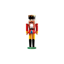 HODREWA Nutcrackers|Nutcracker "King" Red, 7.9 Inch