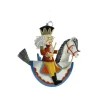 * Pewter Tree Decorations|Nutcracker On Rocking Horse