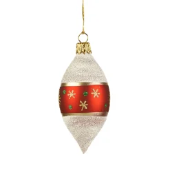 * Tree Baubles And Set Offers|Olive Frosty With Snowflakes