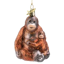 Poesie in Glas Glass Tree Decorations|Orangutan