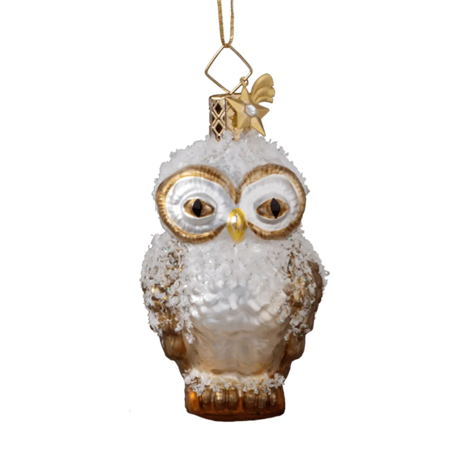 Poesie in Glas Glass Tree Decorations|Owl, Brown