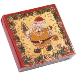 * Table Decorations|Paper Cocktail Napkins "Gingerbread Time"