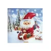 * Table Decorations|Paper Napkins "Christmas Sleigh Ride"