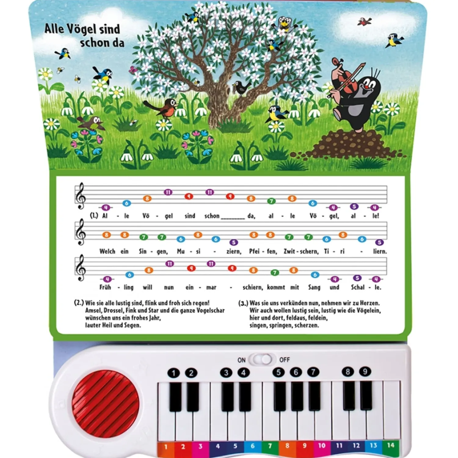 Trötsch Verlag Toys|Piano Book "The Little Mole"