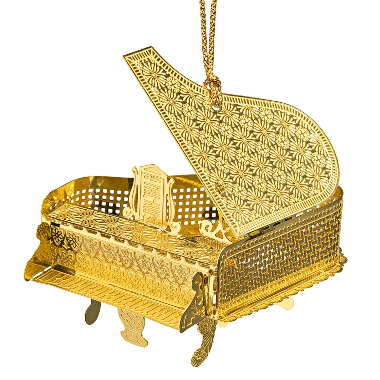 * Brass Tree Decorations|Piano, Gold-Plated