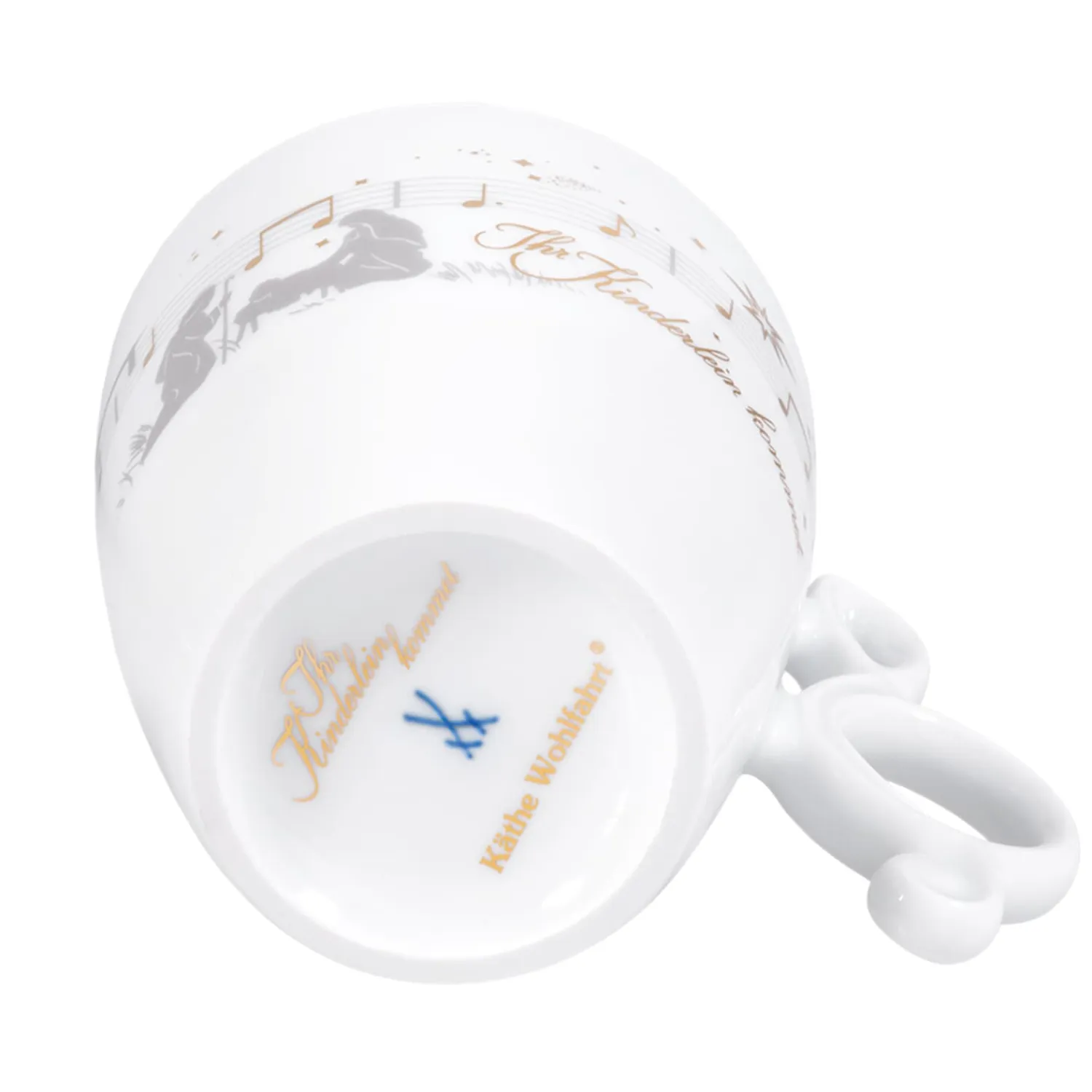 Meissen Porzellan Table Decorations|Porcelain Cup "O Come, Little Children"