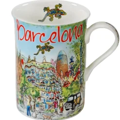 * Table Decorations|Porcelain Mug "Barcelona"