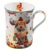 * Table Decorations|Porcelain Mug "Rudi, The Christmas Moose"