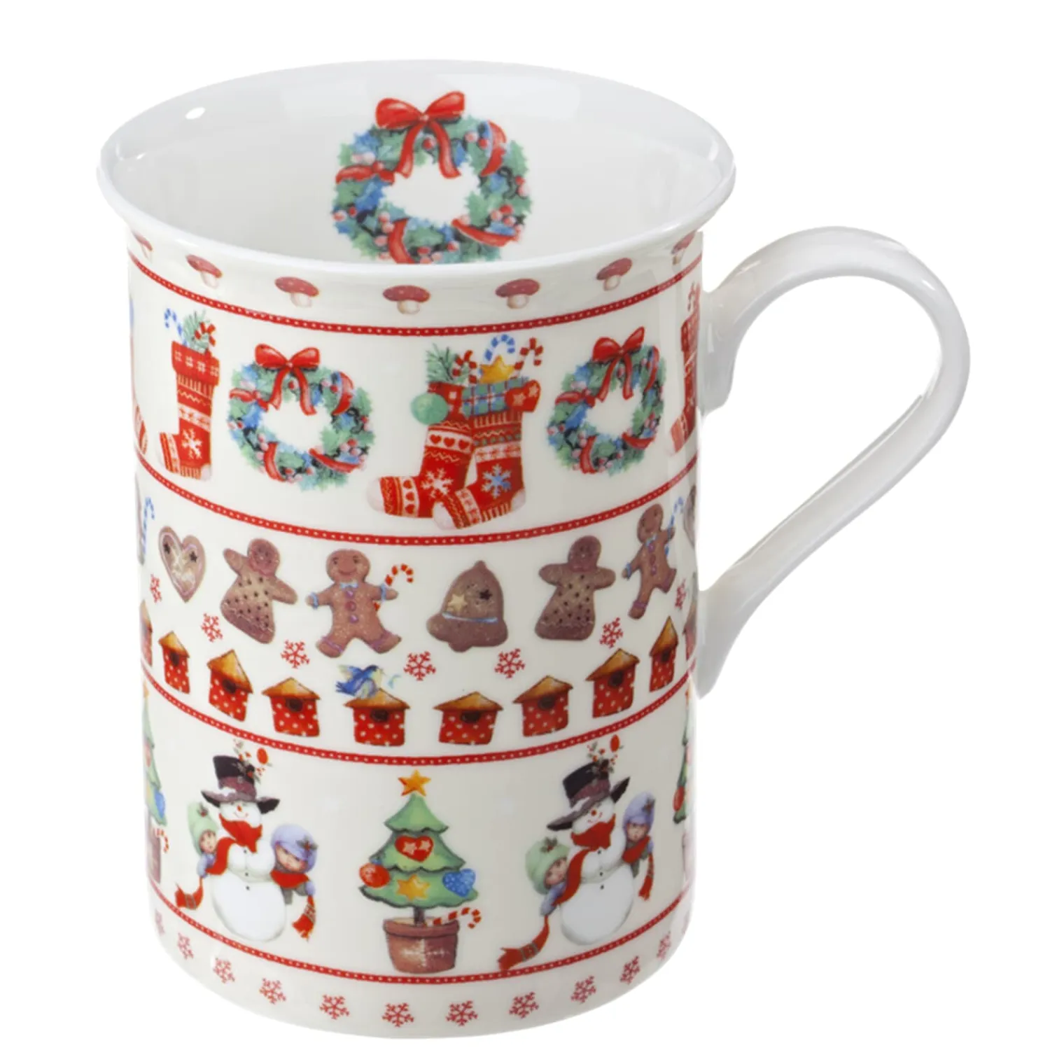 * Table Decorations|Porcelain Mug "Winter Time"
