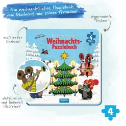 Trötsch Verlag Toys|Puzzle Book For Christmas "The Little Mole"