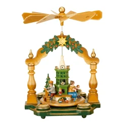 Hubrig Volkskunst Pyramids|Pyramid "Grandma's Christmas Parlour"