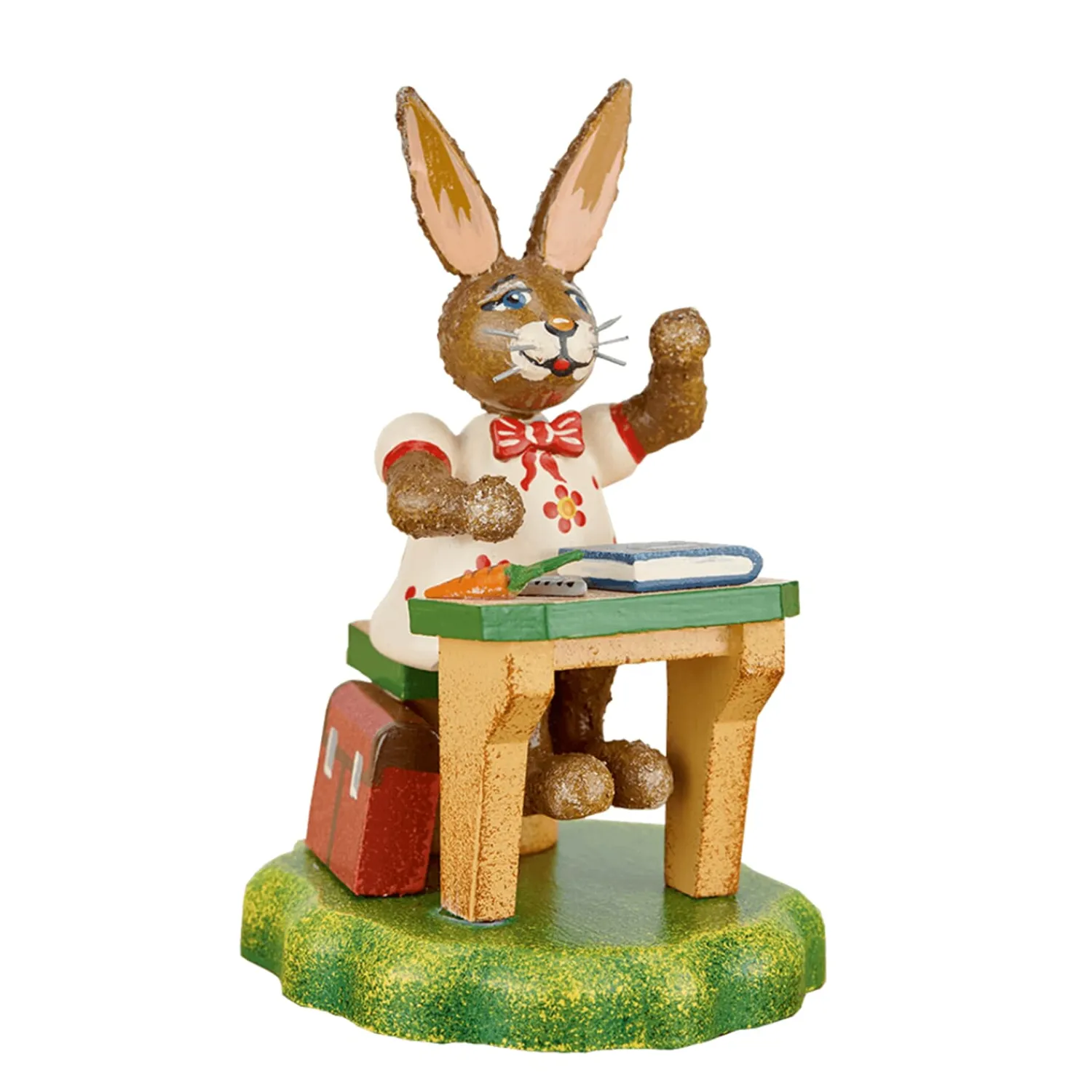 Hubrig Volkskunst Hubrig Miniatures|Rabbit School Busy Lisa