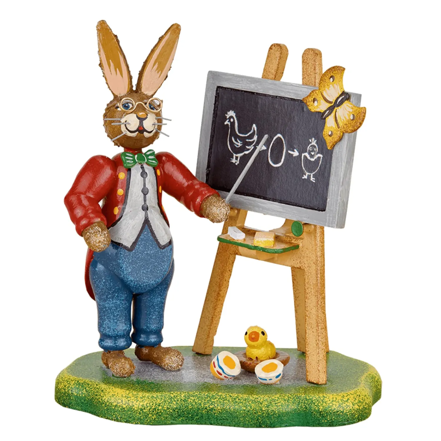 Hubrig Volkskunst Hubrig Miniatures|Rabbit School Teacher